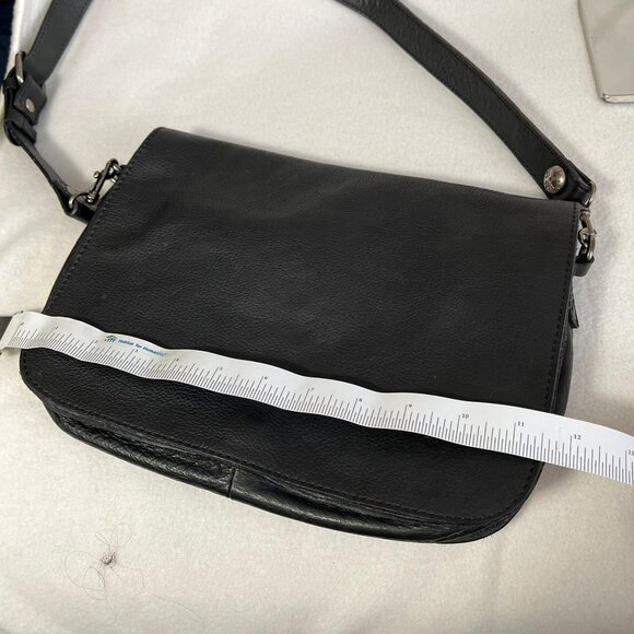 Pristine PATRICIA Nash Black Pebbled Leather Shoulder Bag - Picture 14 of 14